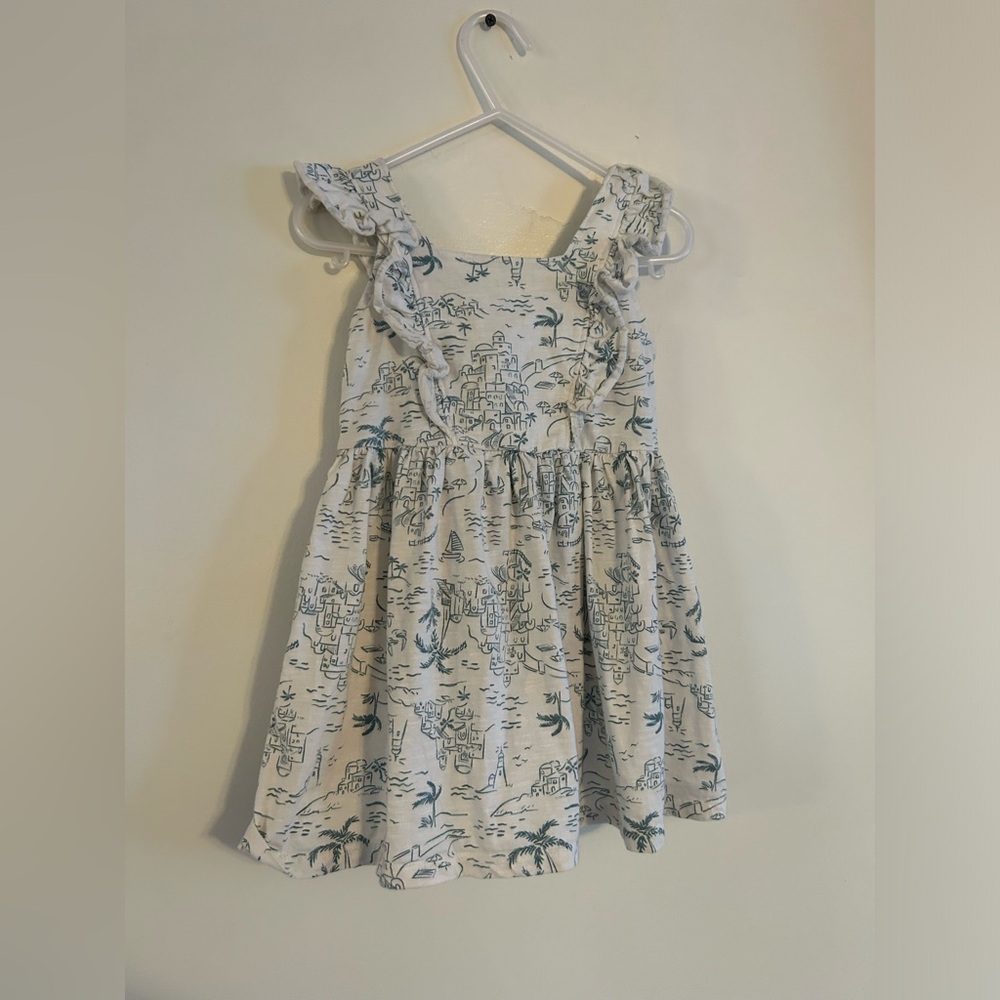 Toddler Girls Modern Moments Linen Dress Size 3T